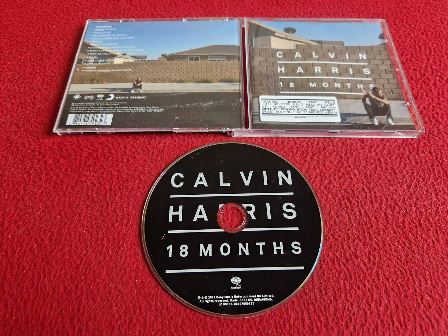 CALVIN HARRIS 18 MONTHS CD
