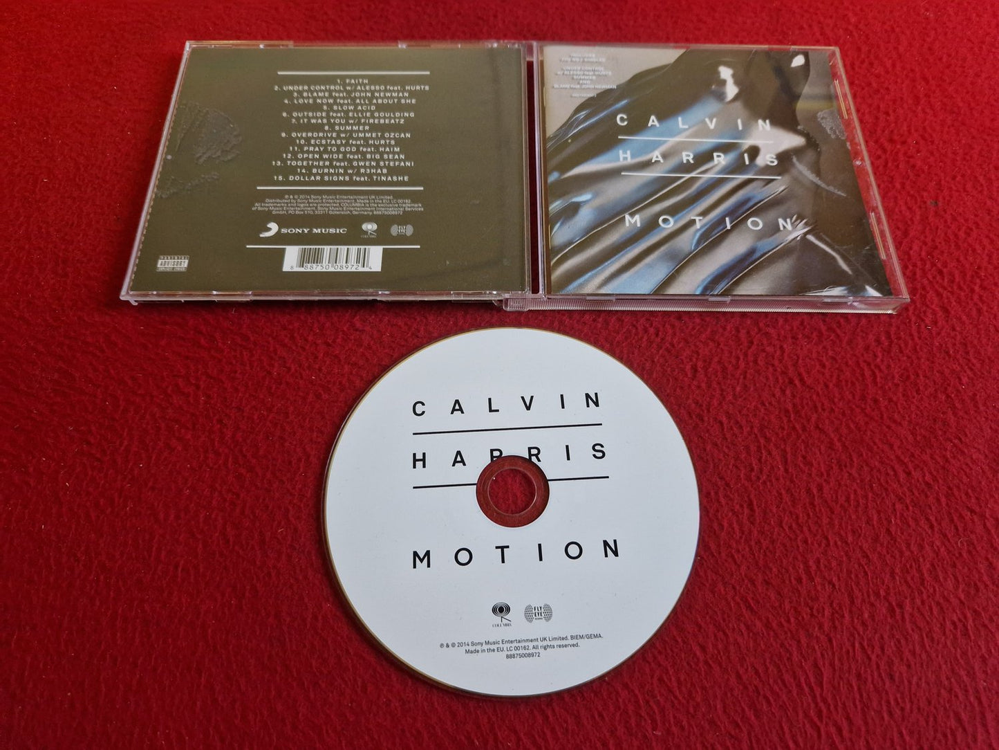 CALVIN HARRIS MOTION CD