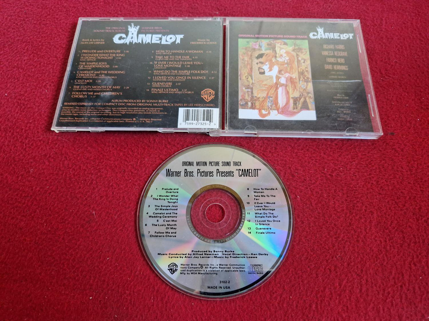 CAMELOT SOUNDTRACK CD