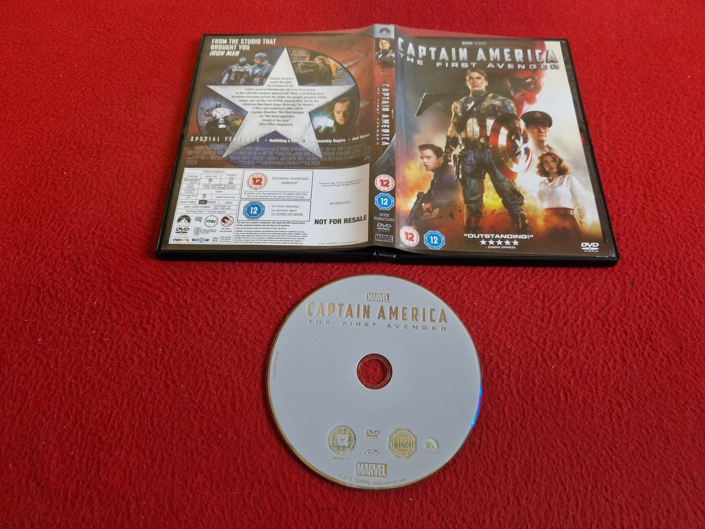 CAPTAIN AMERICA: THE FIRST AVENGER DVD