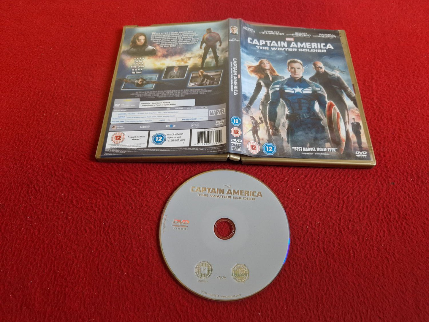 CAPTAIN AMERICA: THE WINTER SOLDIER DVD