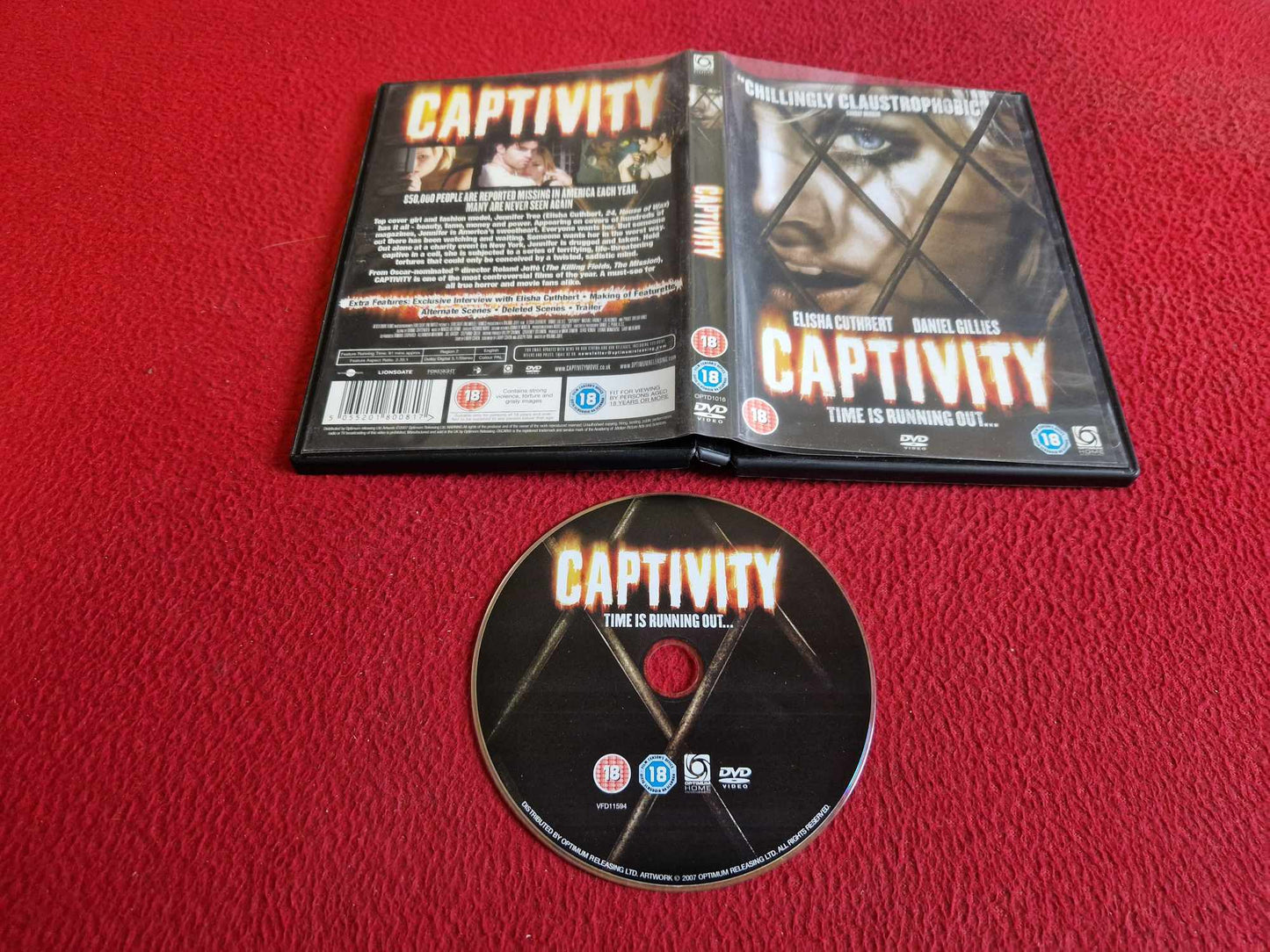 CAPTIVITY DVD