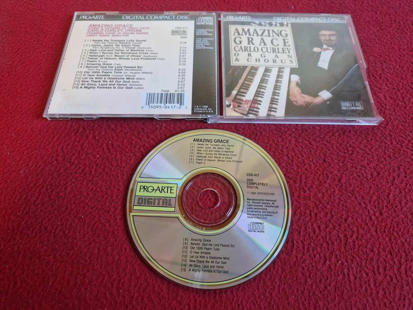 CARLO CURLEY ORGAN & CHORUS AMAZING GRACE CD