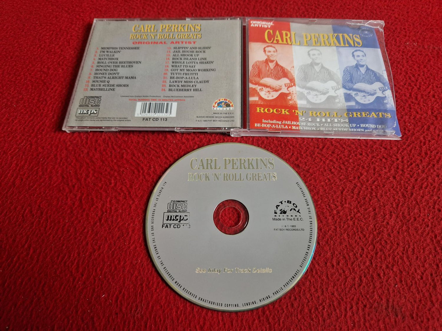 CARL PERKINS ROCK 'N' ROLL GREATS CD