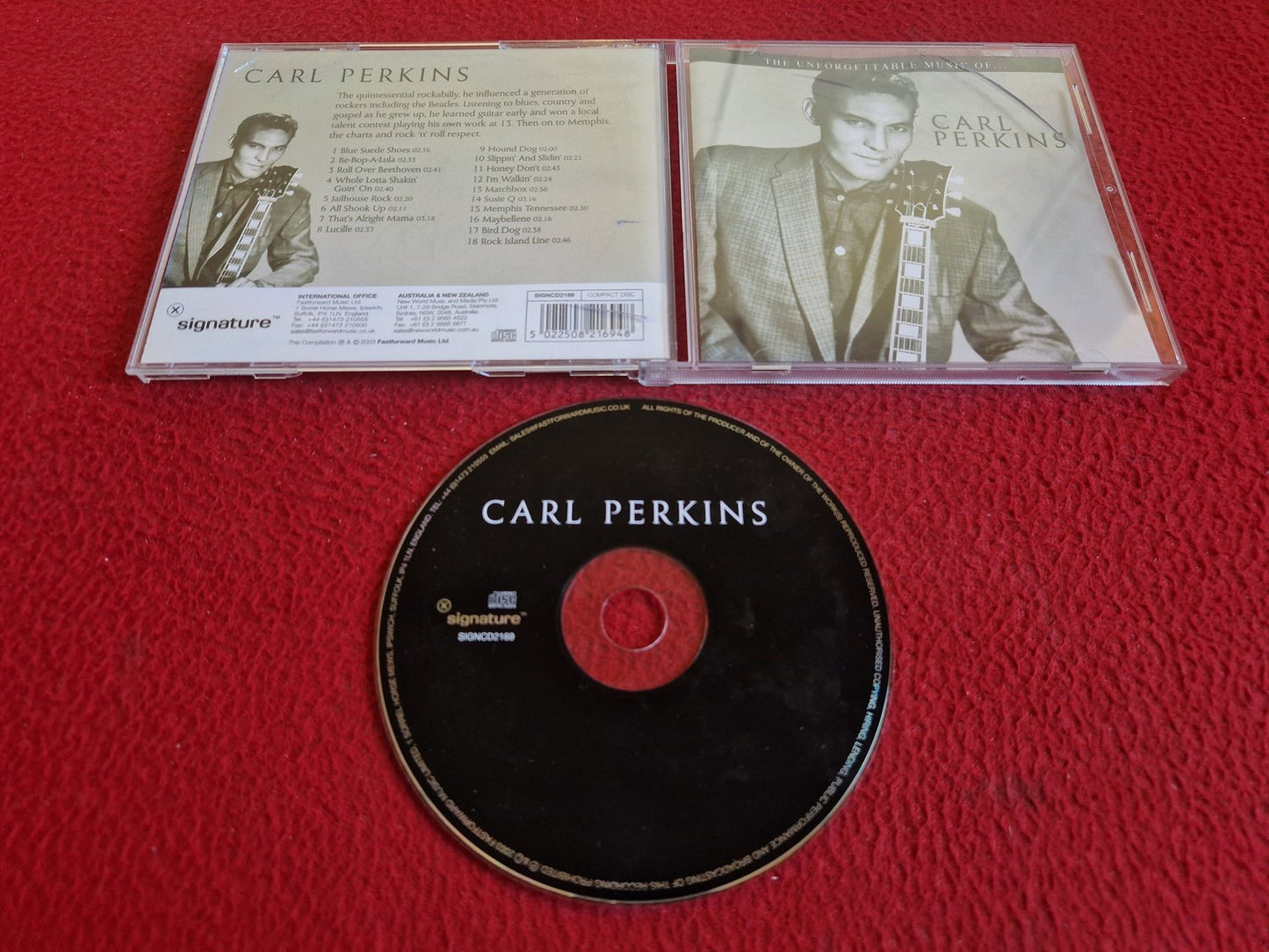CARL PERKINS THE UNFORGETTABLE MUSIC OF CD