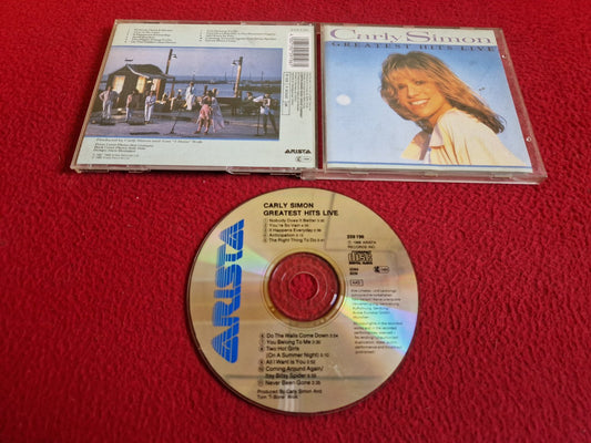 CARLY SIMON GREATEST HITS LIVE CD