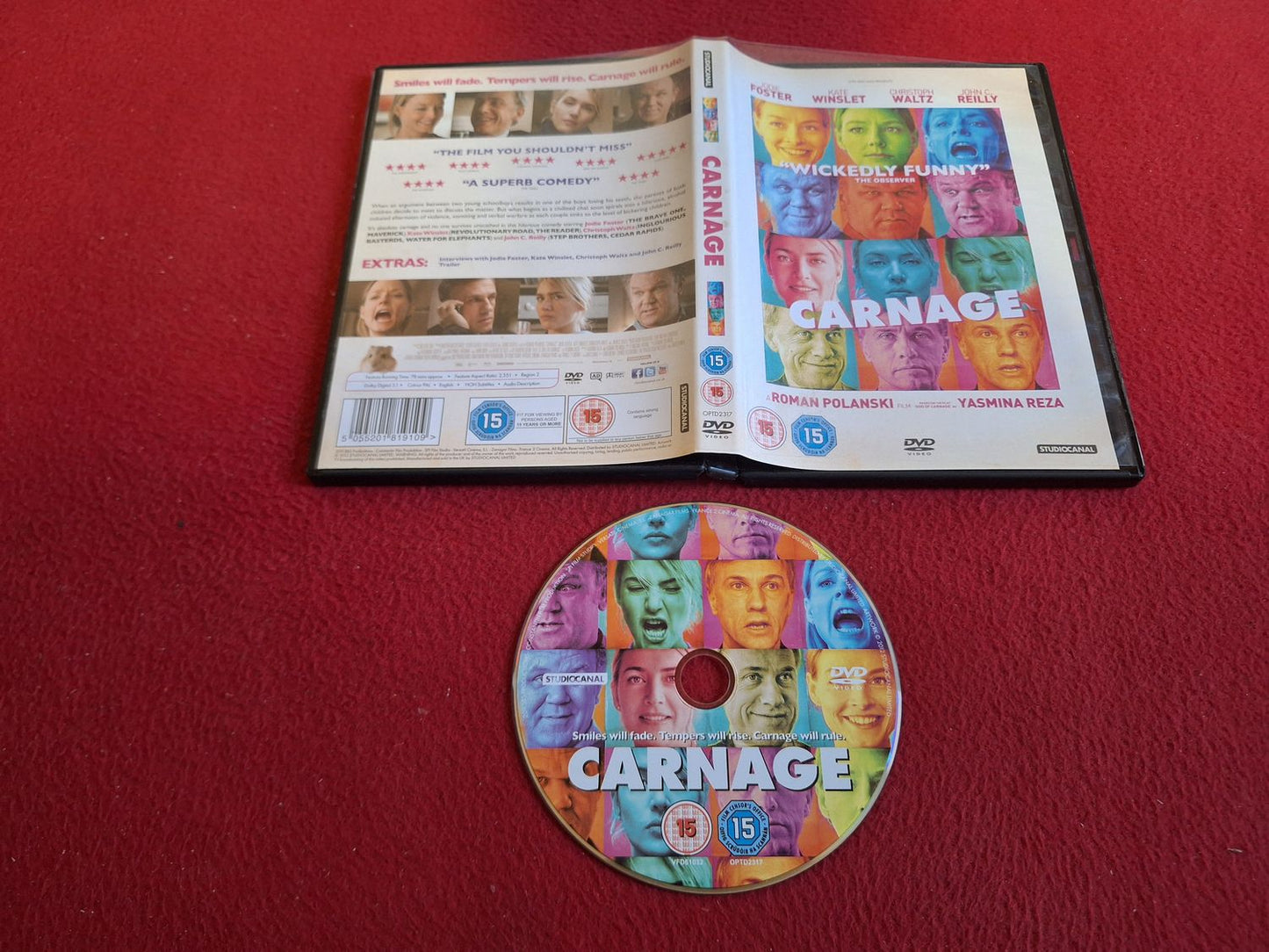 CARNAGE DVD