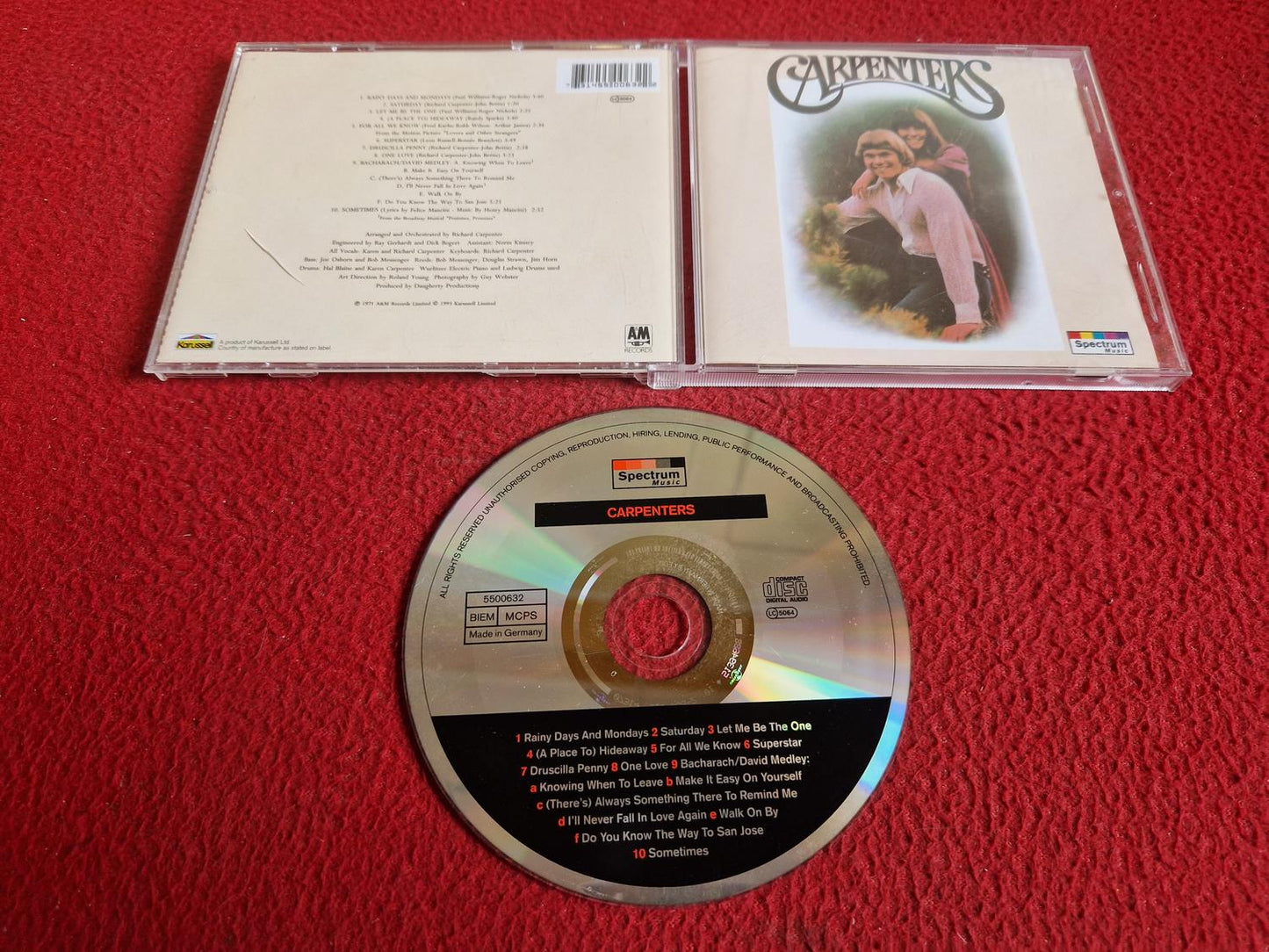 CARPENTERS - CARPENTERS CD