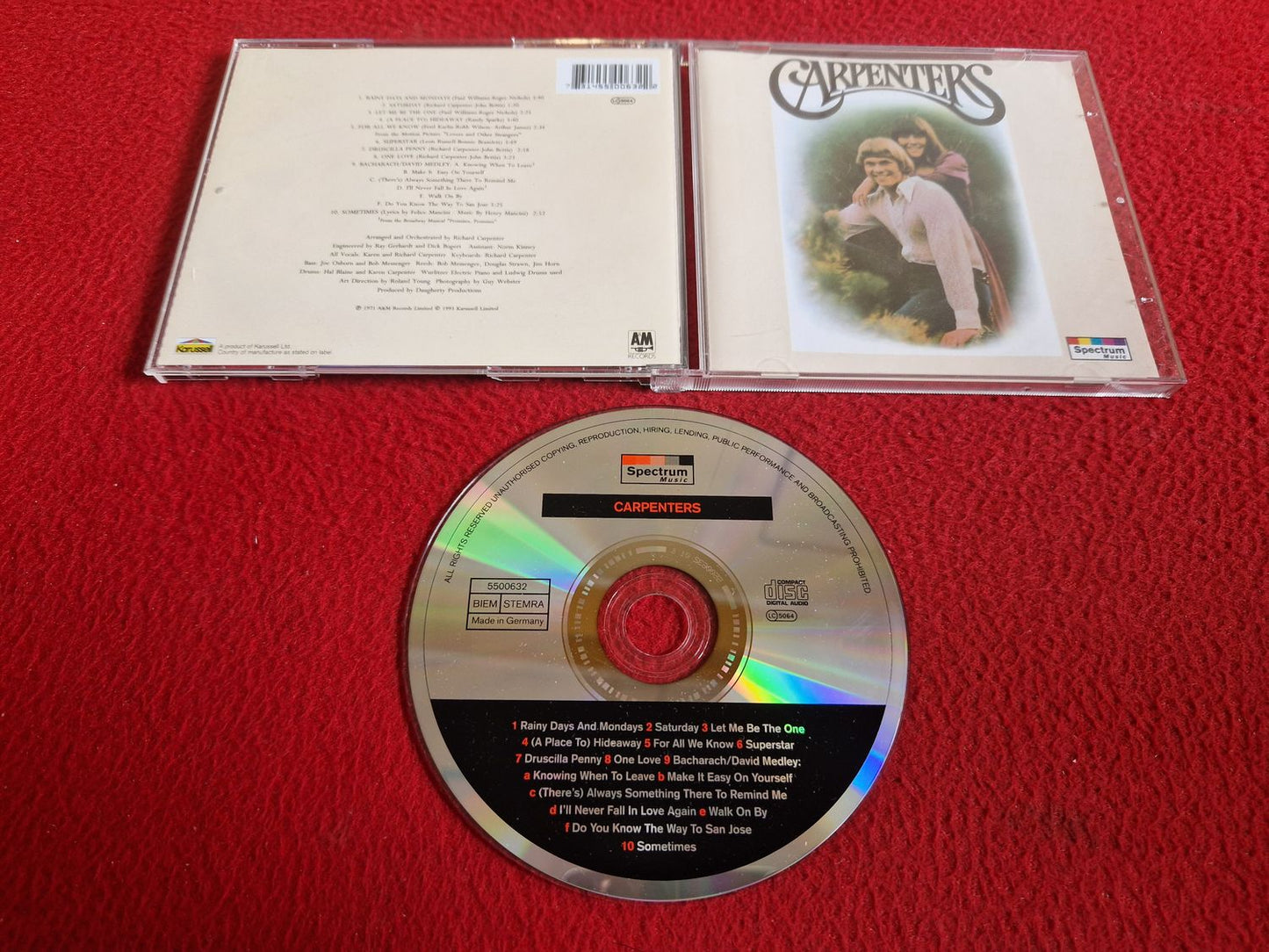 CARPENTERS - CARPENTERS CD
