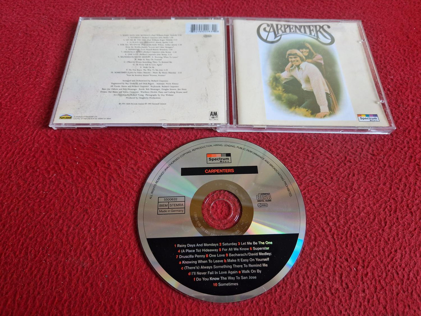CARPENTERS - CARPENTERS CD