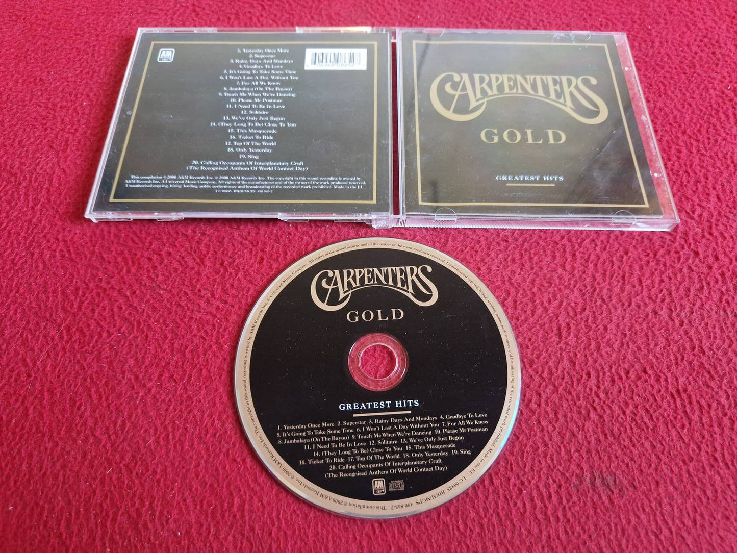 CARPENTERS GOLD CD