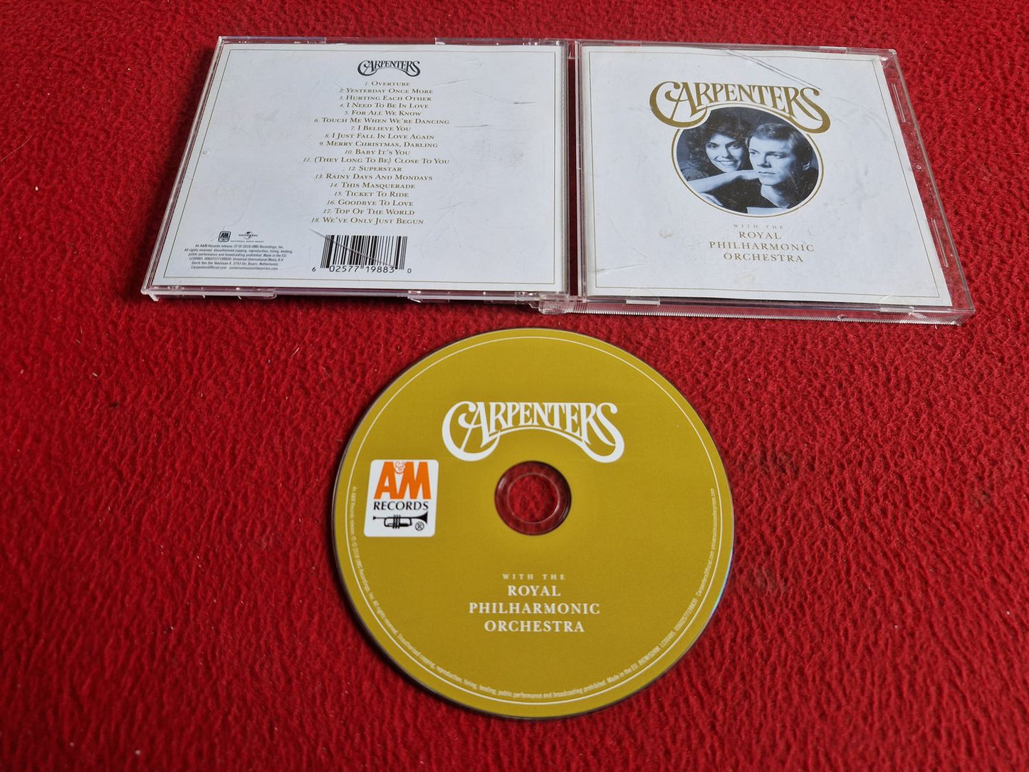 CARPENTERS WITH THE ROYAL PHILHARMONIC ORCHESTRA CD