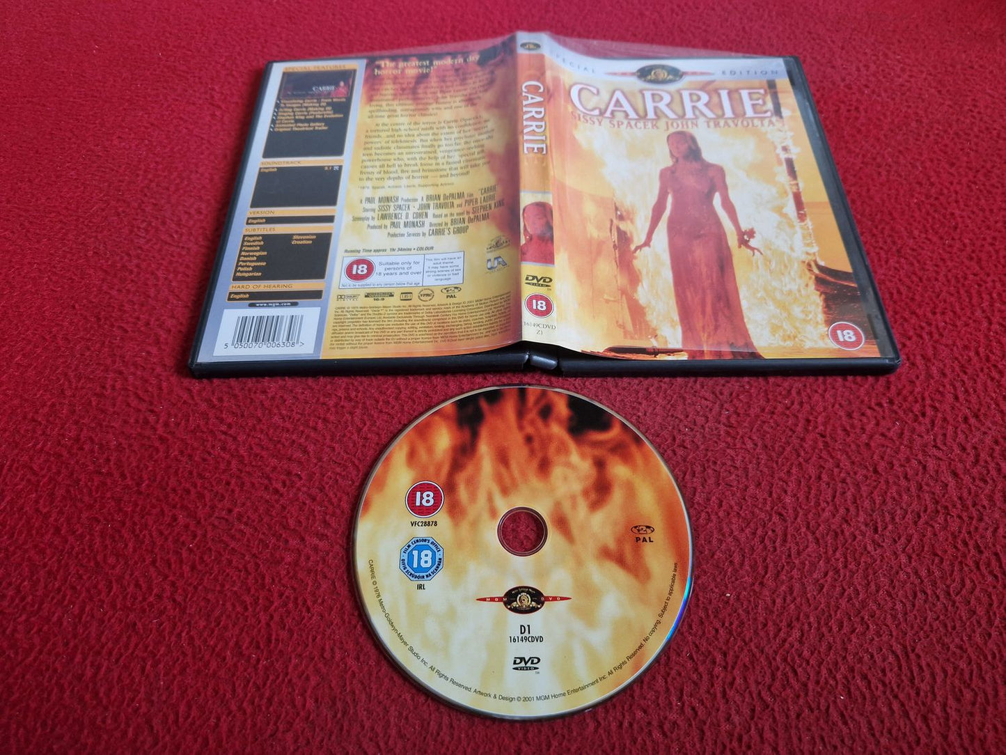 CARRIE DVD
