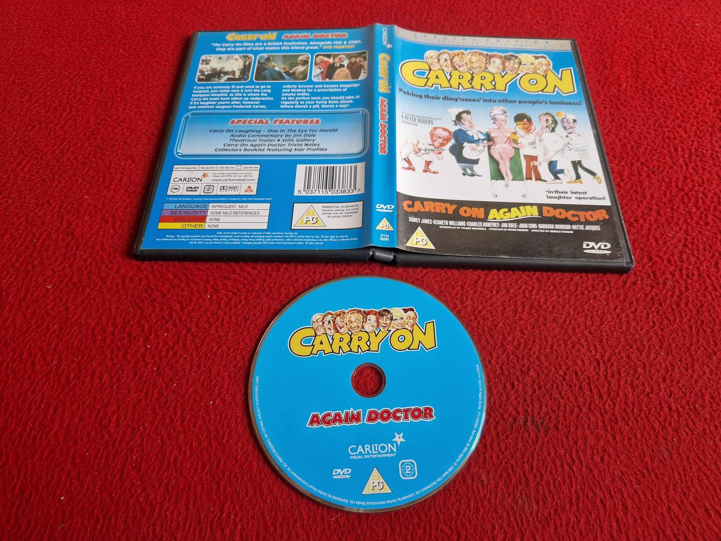 CARRY ON AGAIN DOCTOR DVD