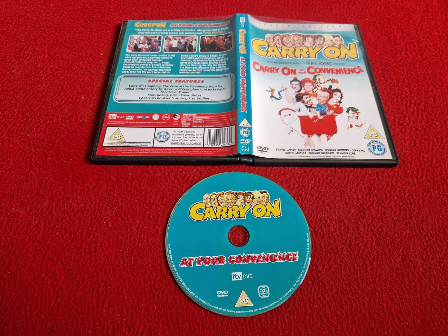CARRY ON AT YOUR CONVENIENCE DVD
