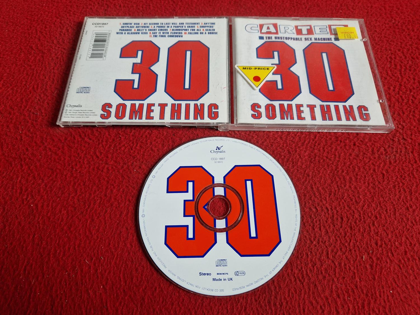 CARTER THE UNSTOPPABLE SEX MACHINE 30 SOMETHING CD