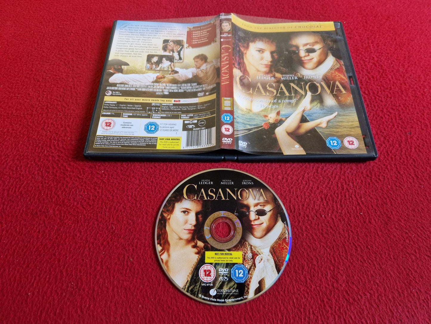 CASANOVA DVD