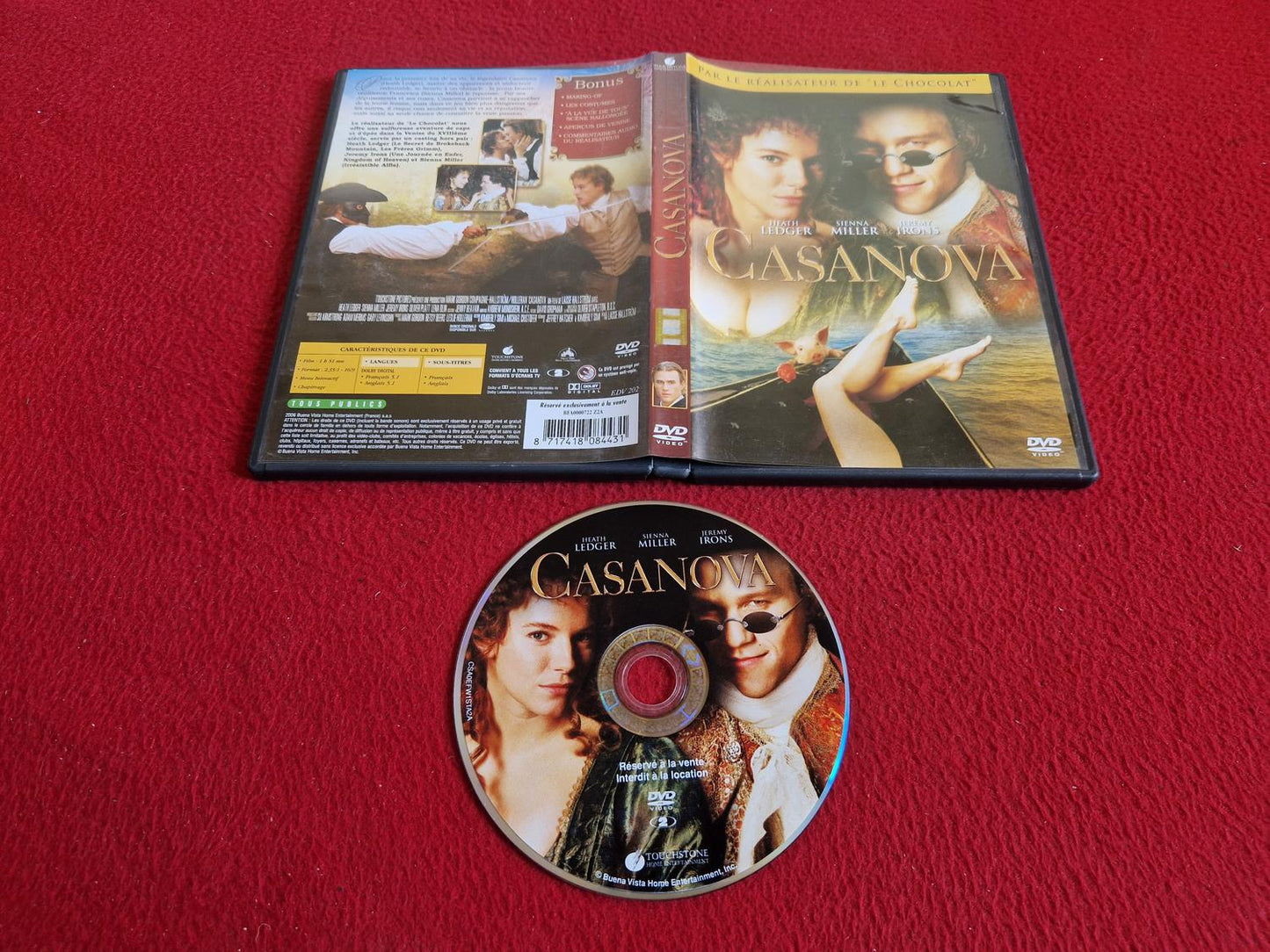 CASANOVA DVD