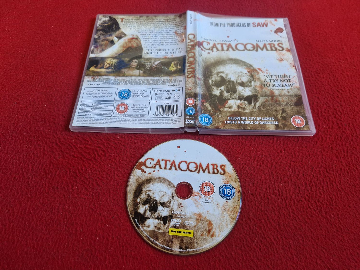 CATACOMBS DVD