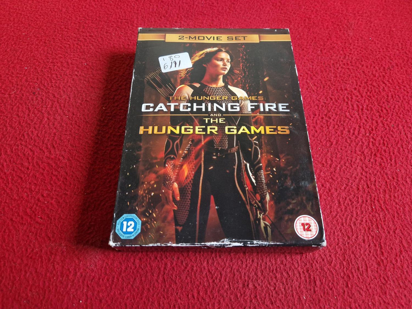 CATCHING FIRE AND THE HUNGER GAMES BOX DVD