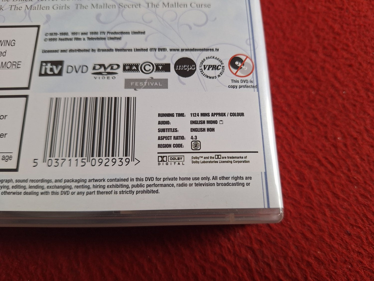 CATHERINE COOKSON COLL. SECRETS & LIES BOX DVD