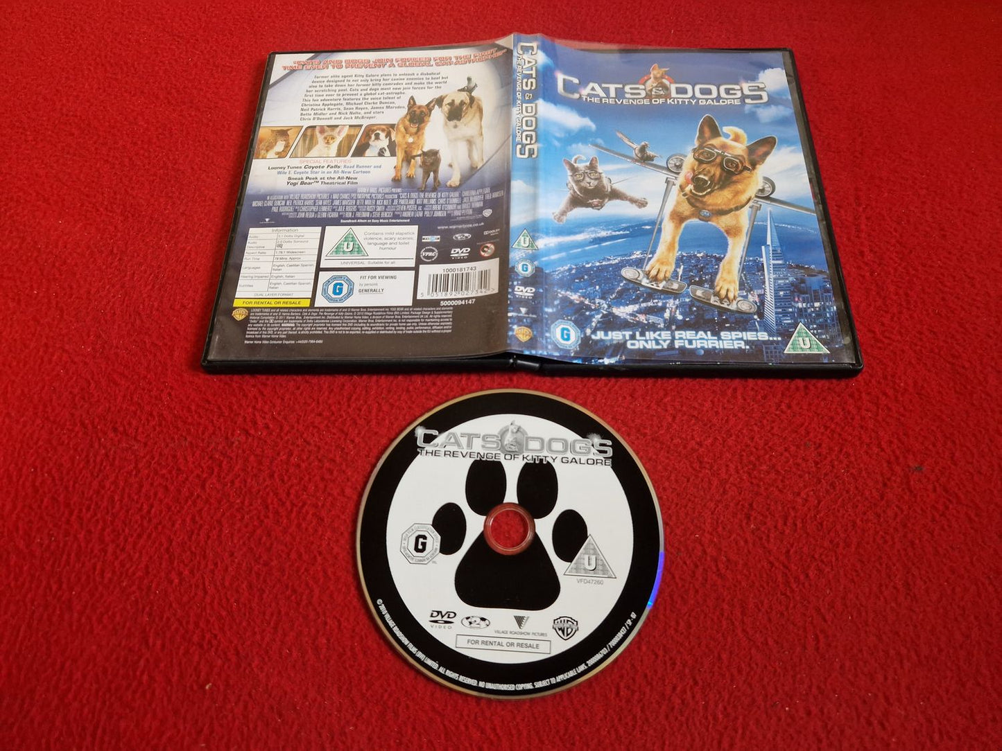 CATS & DOGS REVENGE OF KITTY GALORE DVD