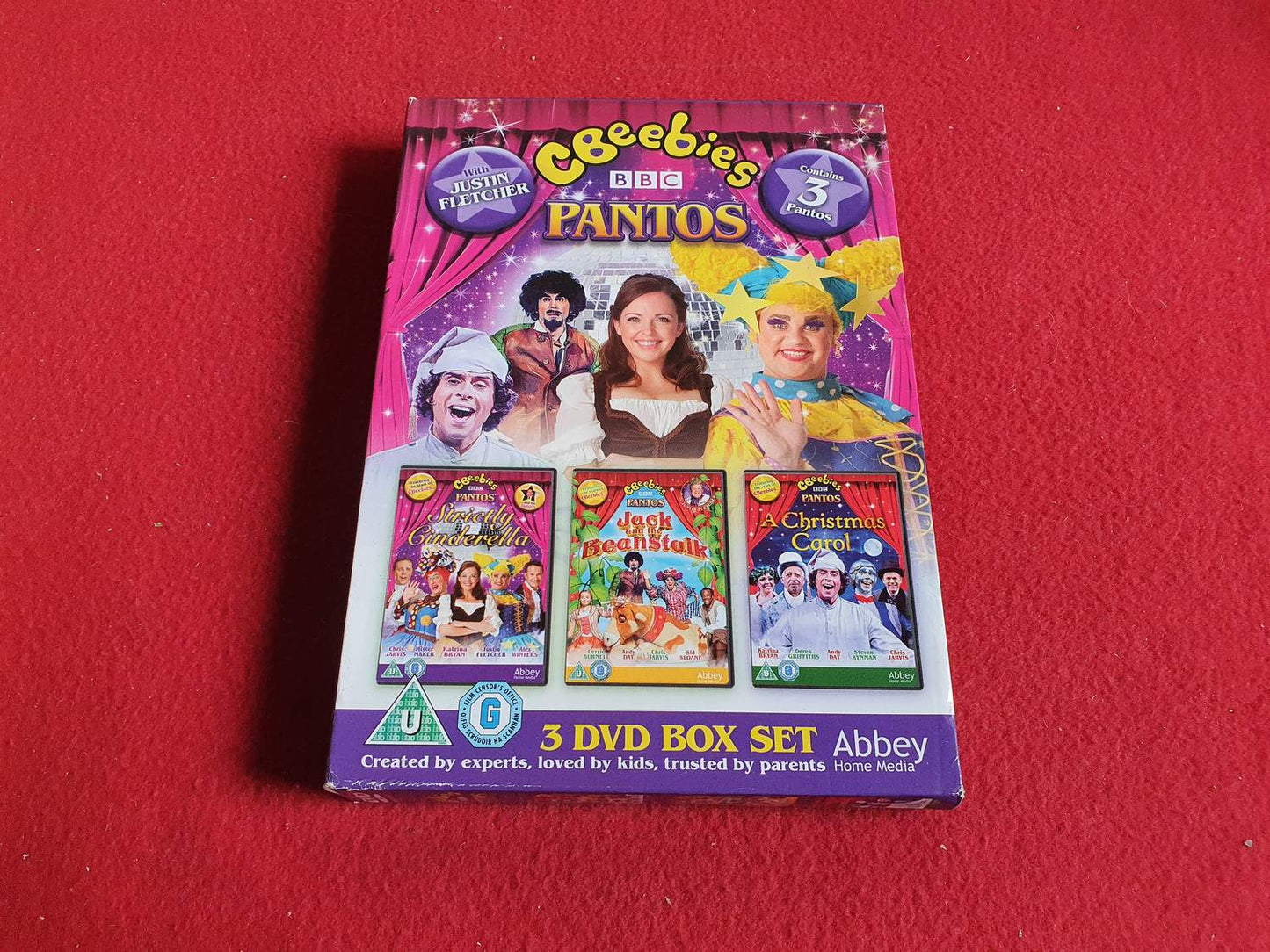 CBEEBIES STRICTLY CINDERELLA / JACK AND THE BEANSTALK / CHRISTMAS CAROL BOX DVD