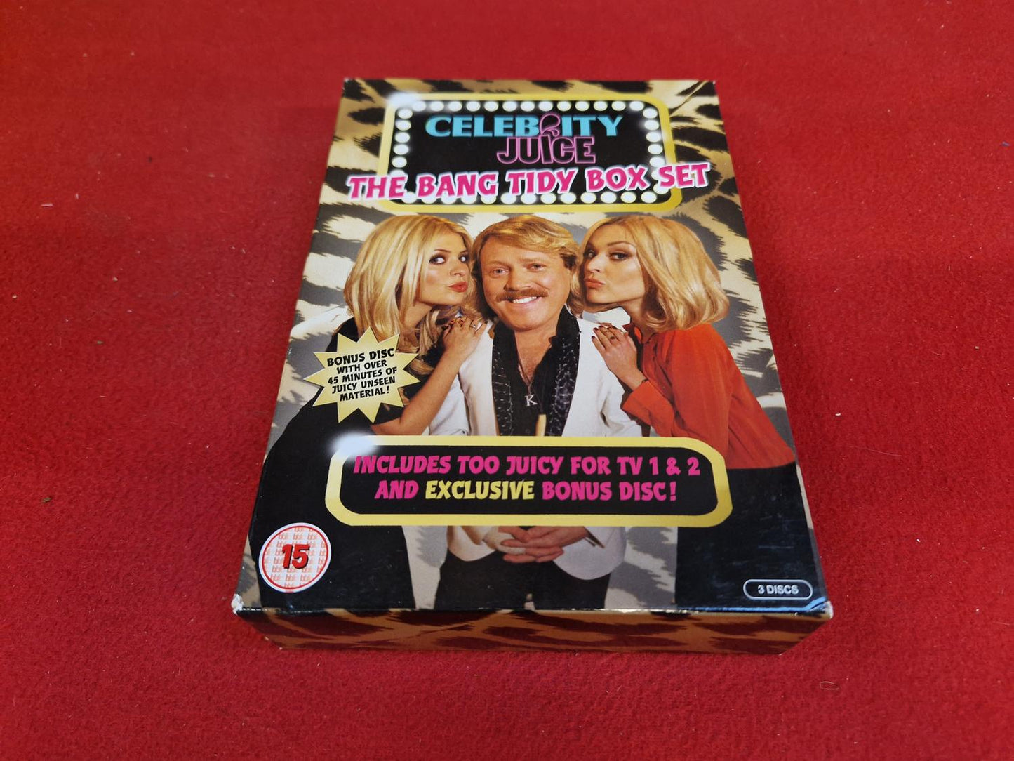 CELEBRITY JUICE THE BANG TIDY BOX SET BOX till DVD