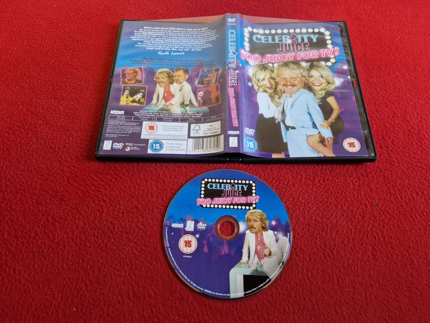 CELEBRITY JUICE TOO JUICY FOR TV ! DVD