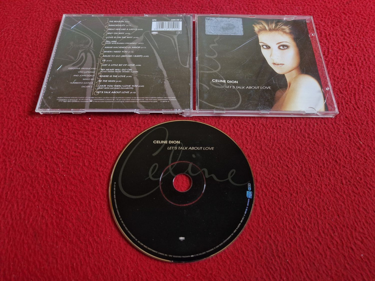 CELINE DION LET'S TALK ABOUT LOVE CD