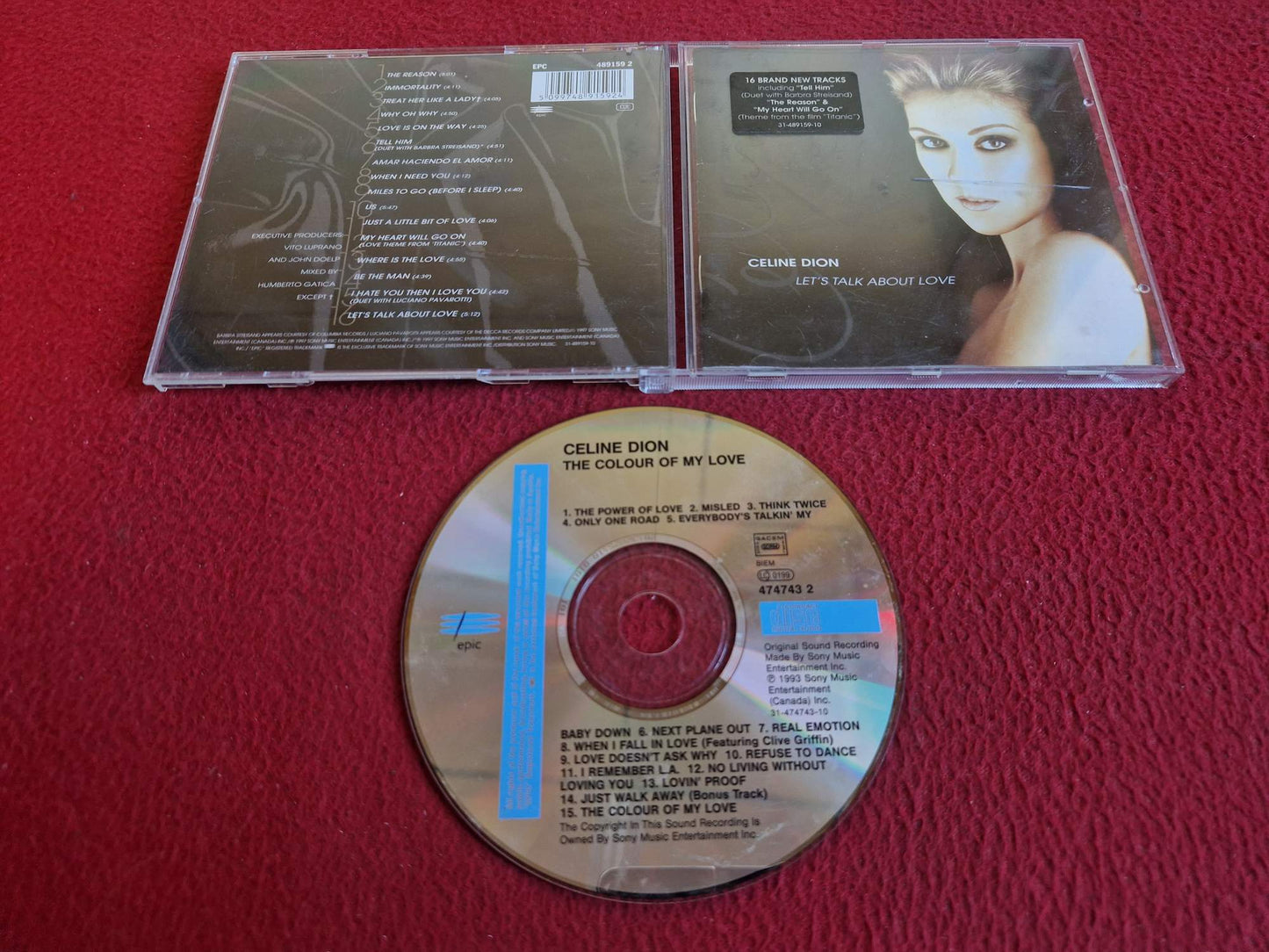 CELINE DION LET'S TALK ABOUT LOVE CD