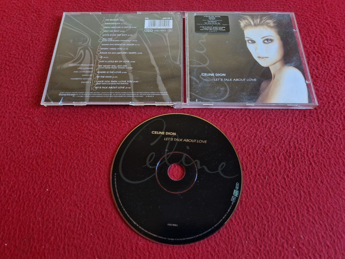 CELINE DION LET'S TALK ABOUT LOVE CD
