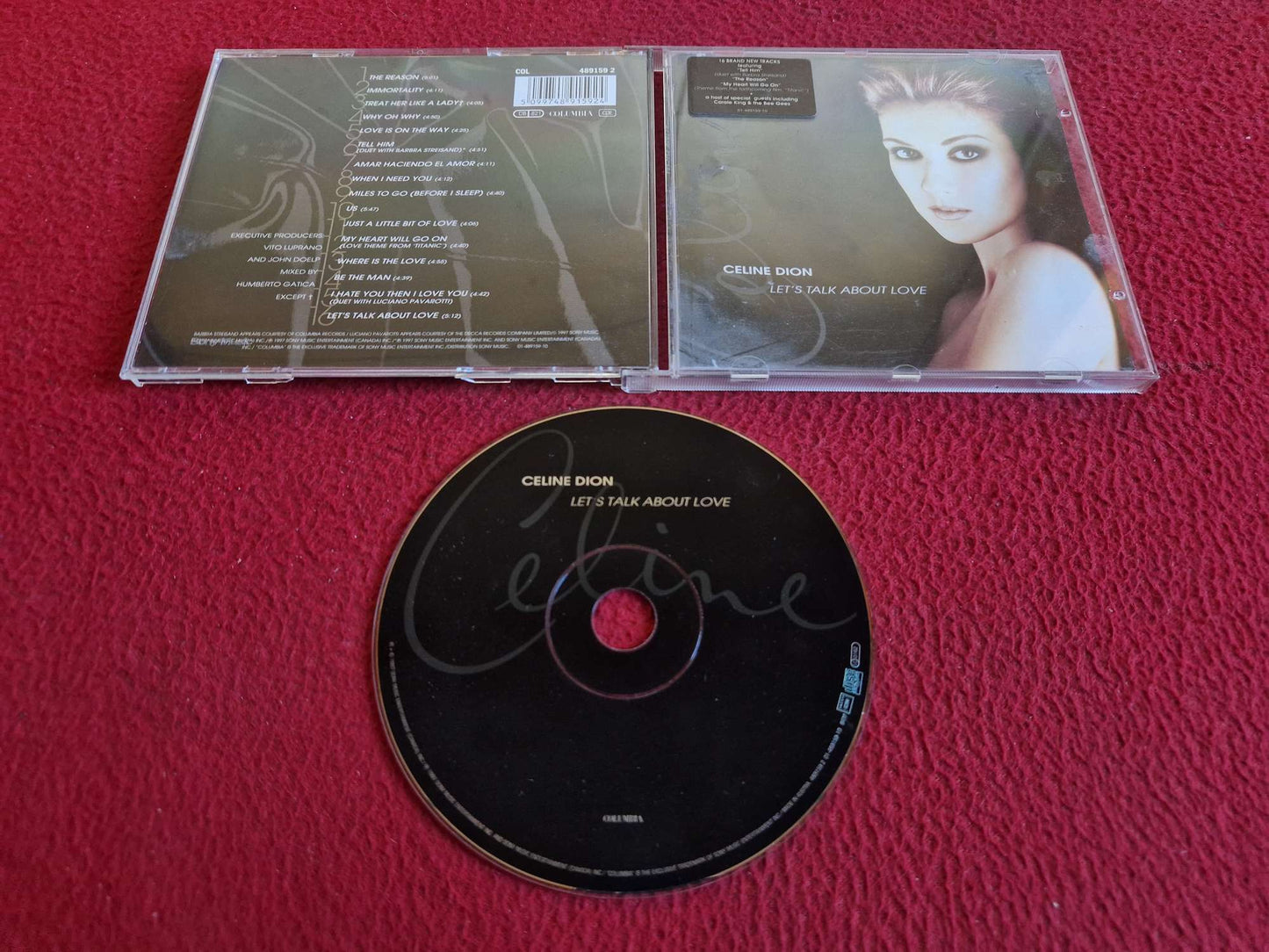 CELINE DION LET'S TALK ABOUT LOVE CD