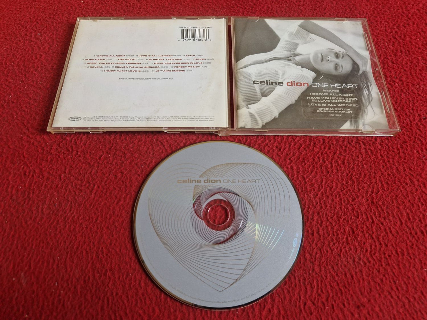 CELINE DION ONE HEART CD