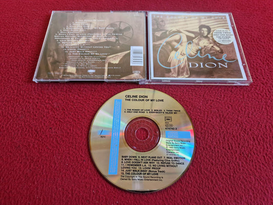 CELINE DION THE COLOUR OF MY LOVE CD
