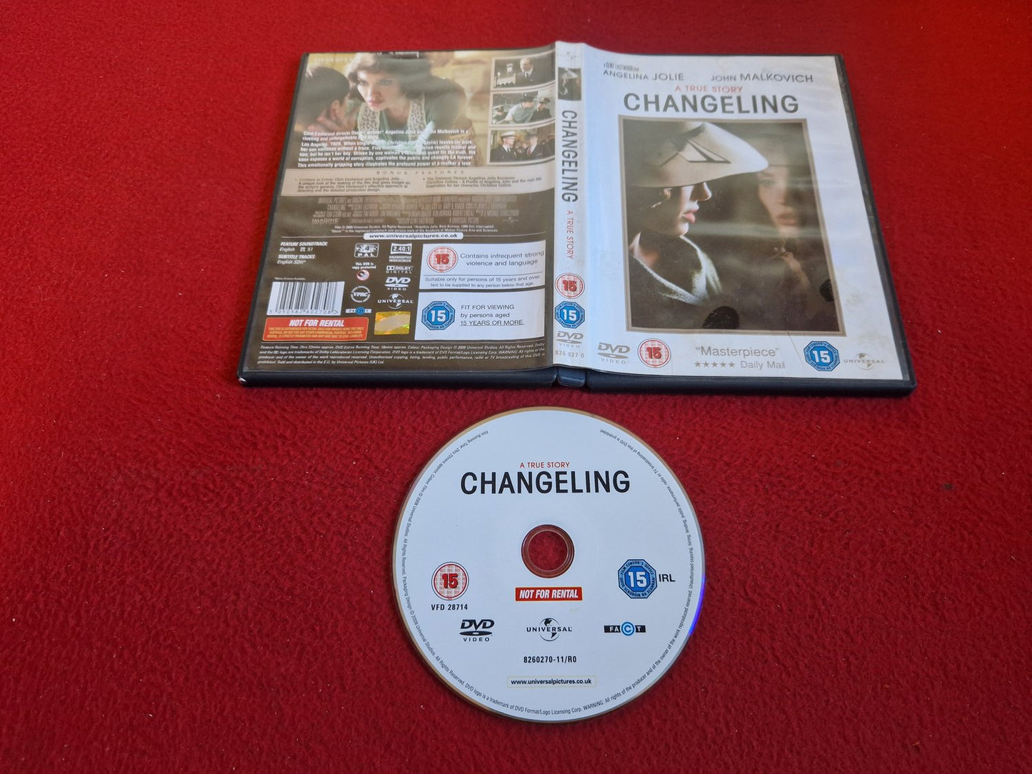 CHANGELING DVD