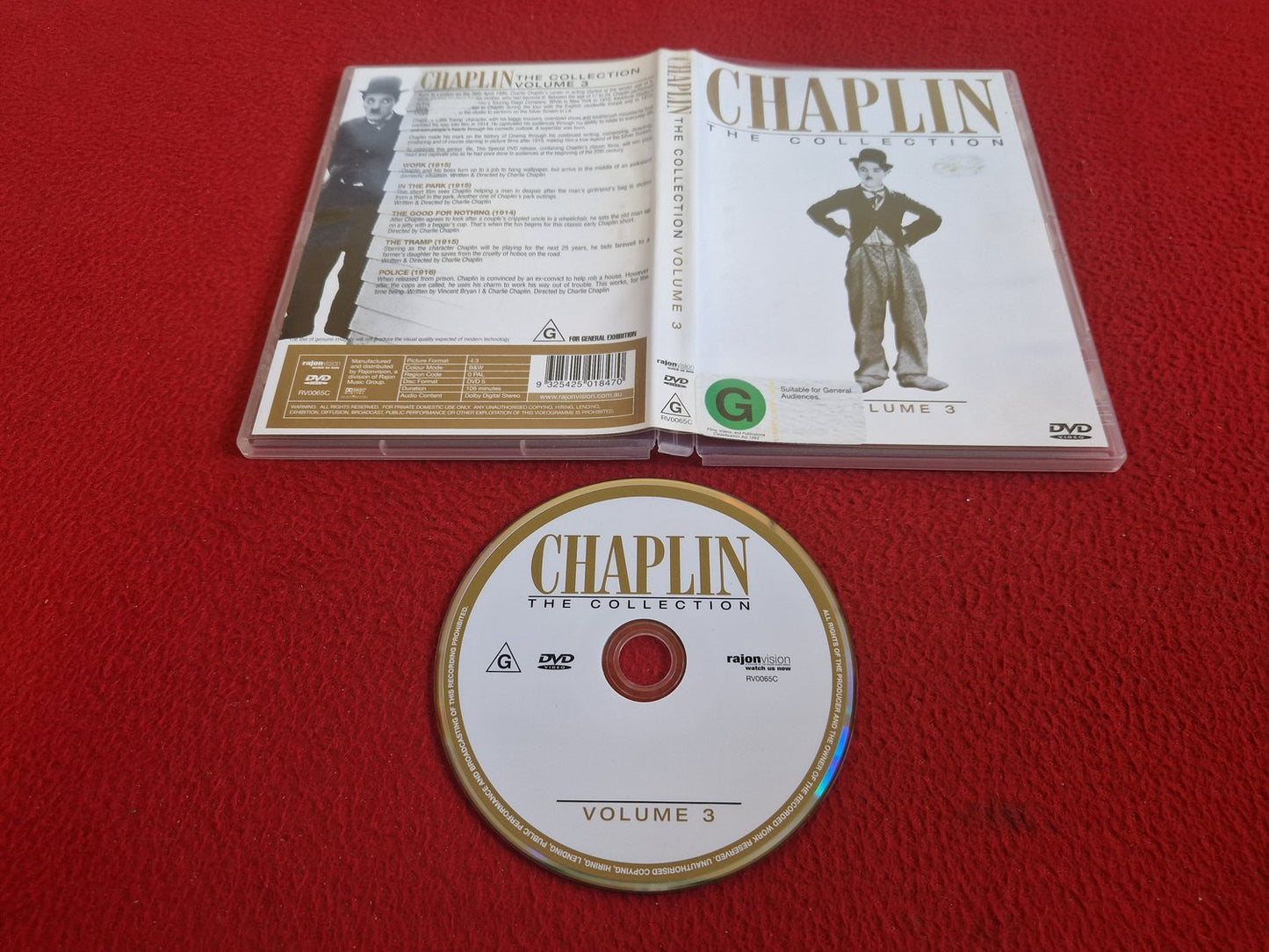CHAPLIN THE COLLECTION VOLUME 3 DVD