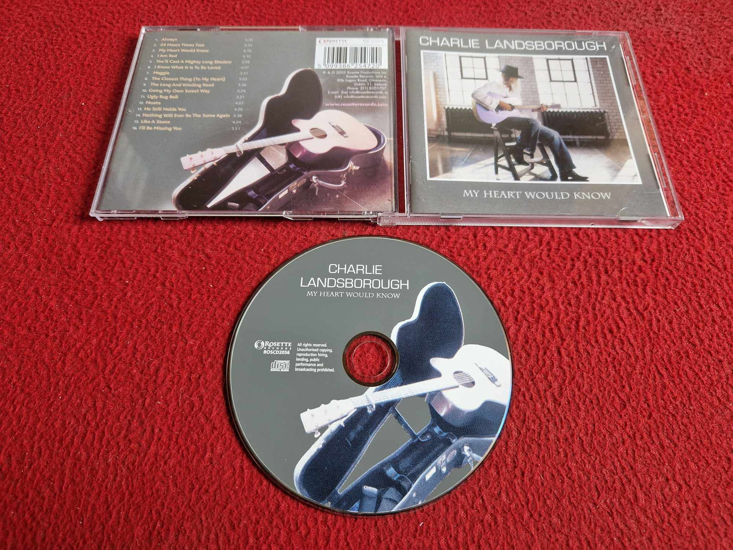 CHARLIE LANDSBOROUGH MY HEART WOULD KNOW CD