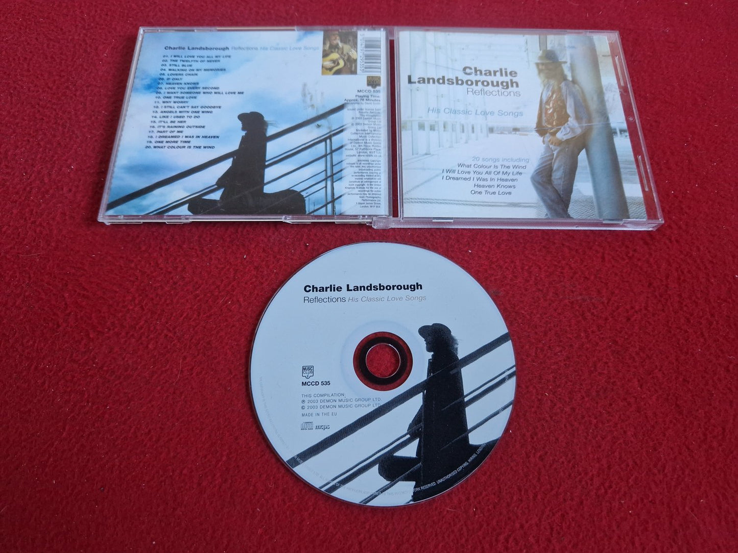 CHARLIE LANDSBOROUGH REFLECTIONS HIS CLASSIC LOVE SONGS till CD