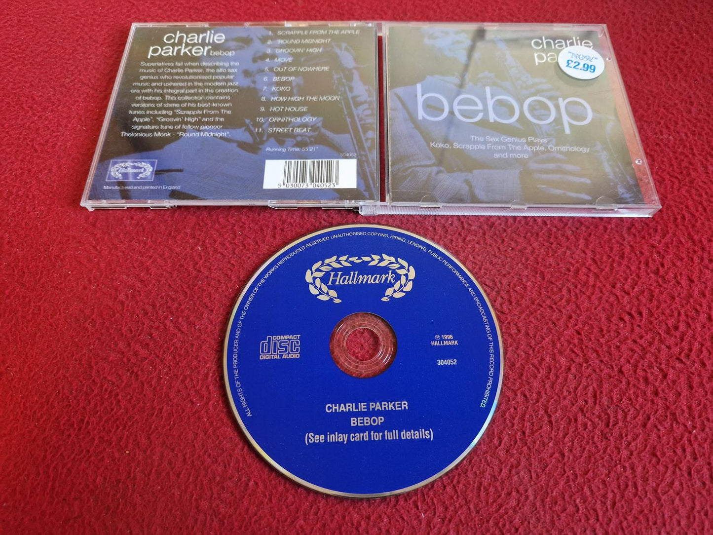 CHARLIE PARKER BEBOP CD