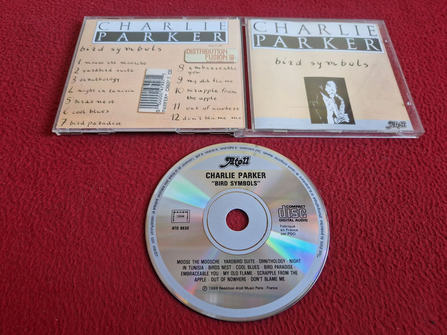 CHARLIE PARKER BIRD SYMBOLS CD