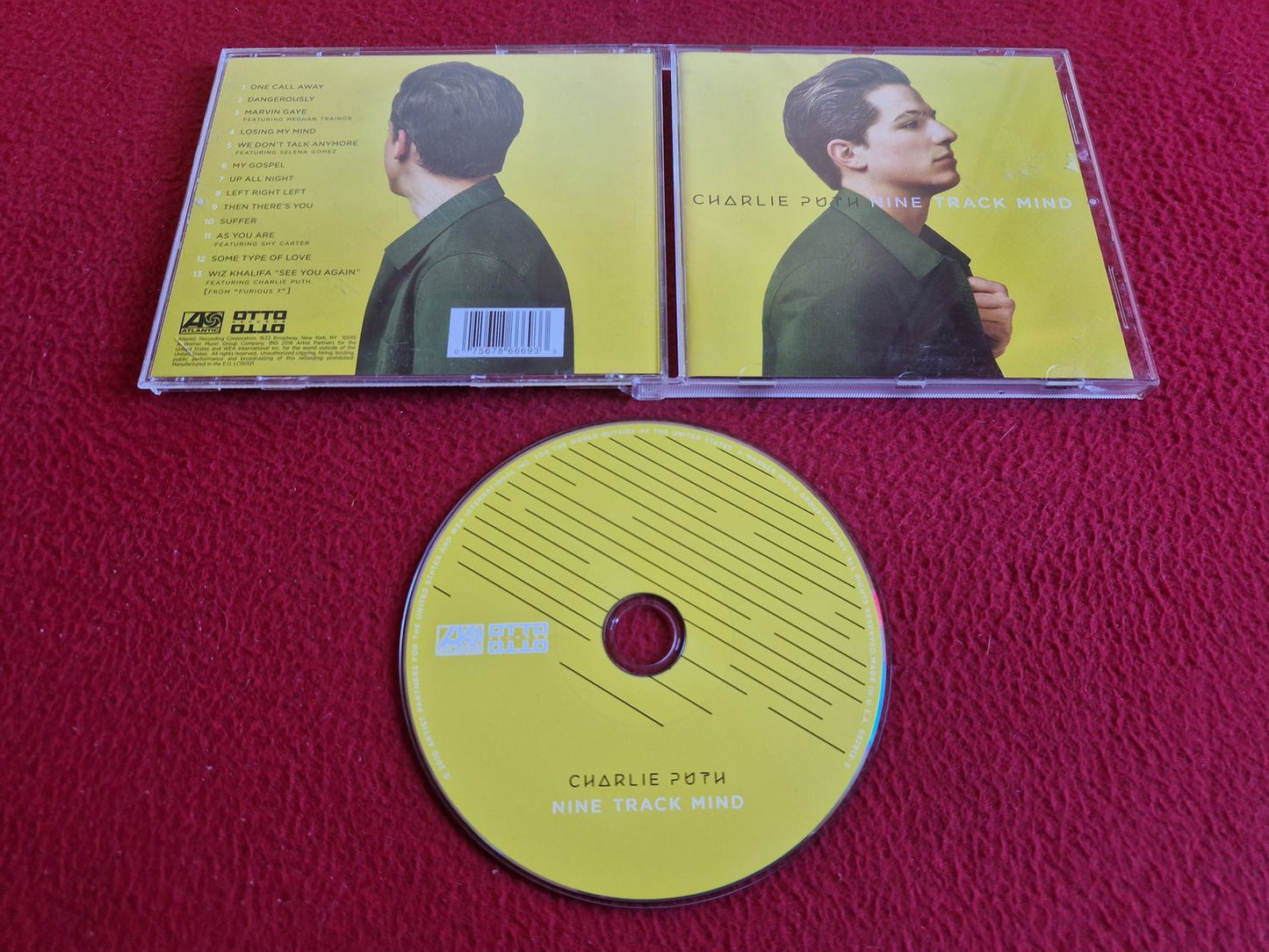 CHARLIE PUTH NINE TRACK MIND CD