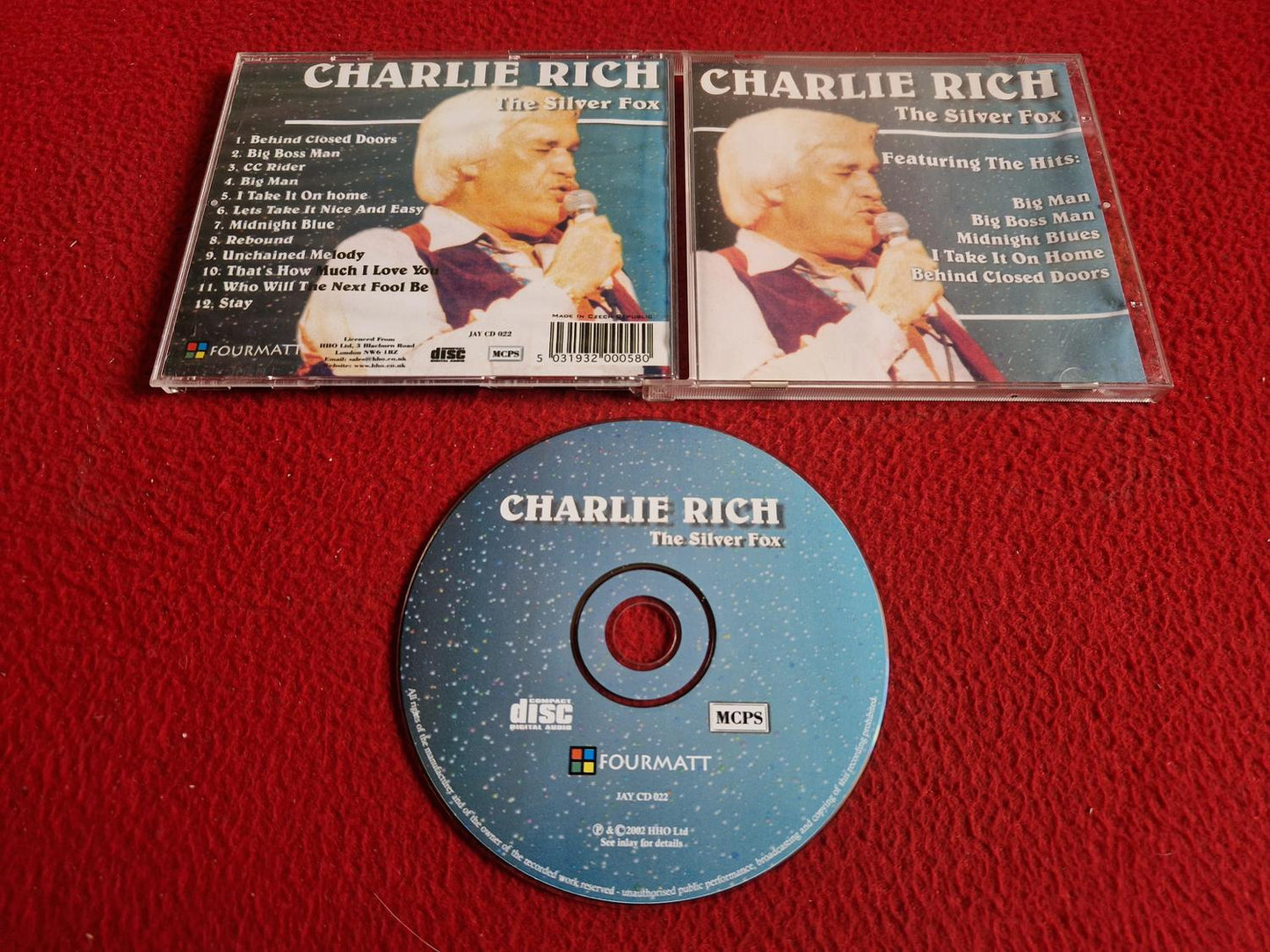 CHARLIE RICH THE SILVER FOX CD