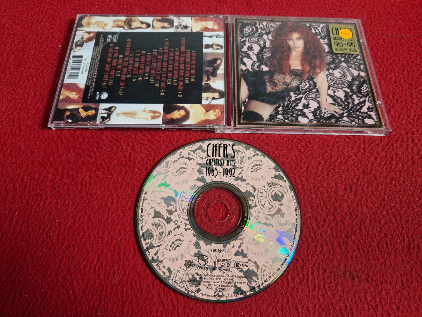 CHER GREATEST HITS 1965 - 1992 CD