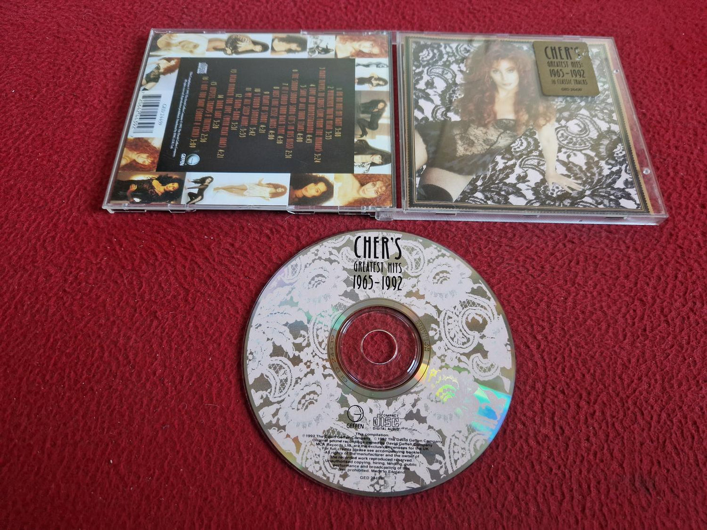 CHER GREATEST HITS 1965 - 1992 CD
