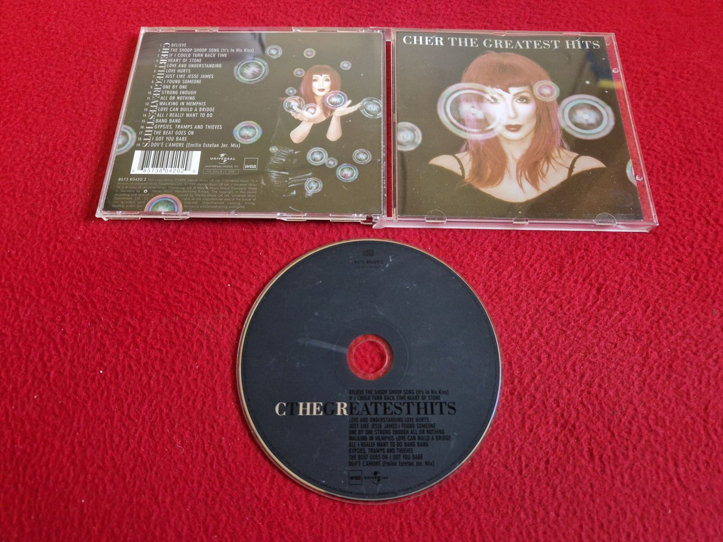CHER THE GREATEST HITS CD