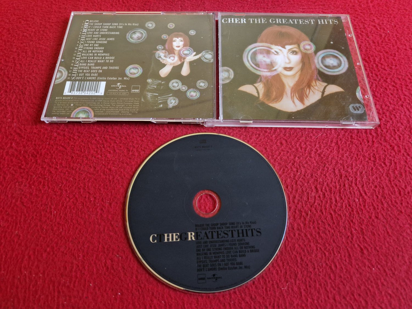 CHER THE GREATEST HITS CD