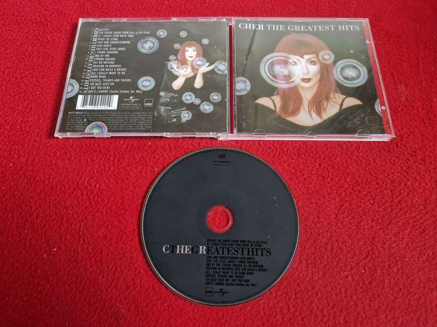 CHER THE GREATEST HITS CD
