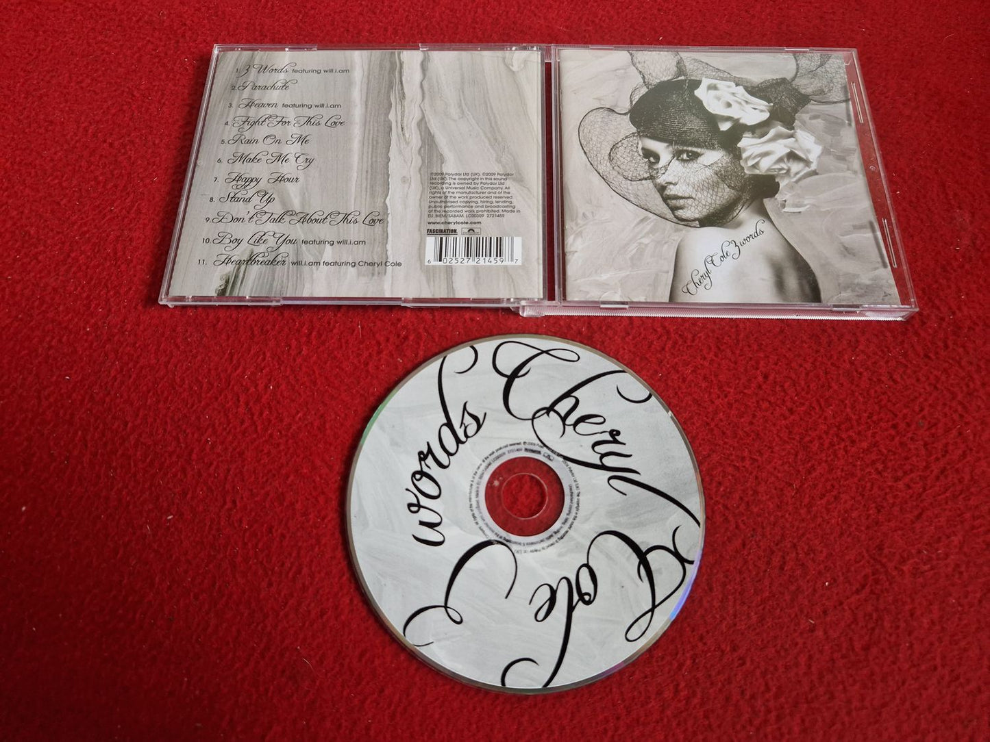 CHERYL COLE 3 WORDS CD