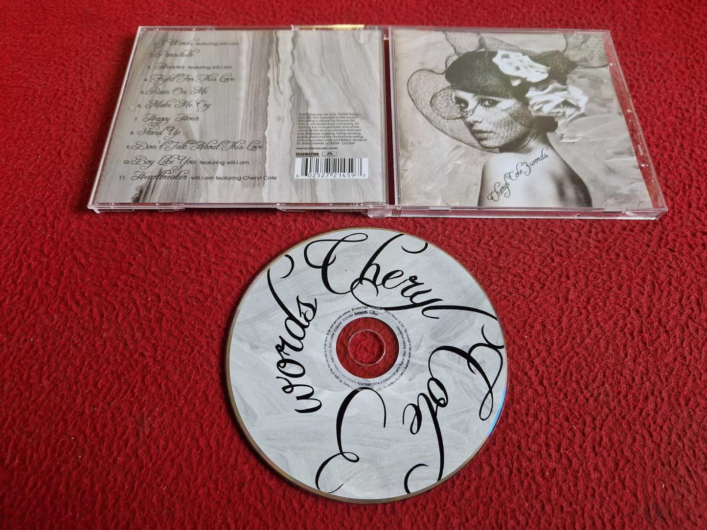CHERYL COLE 3 WORDS CD